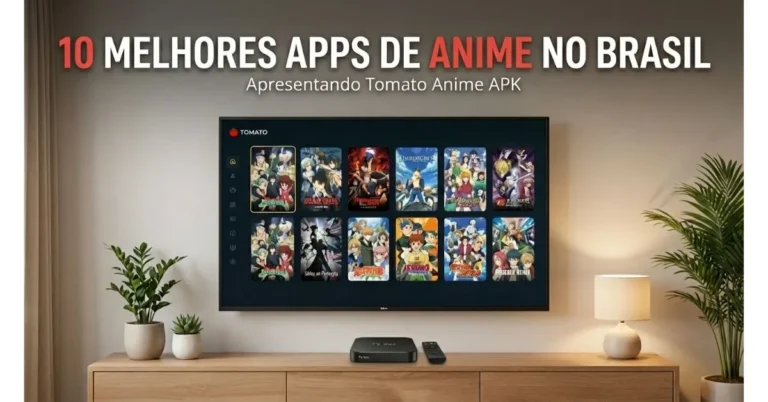 10 Melhores Apps de Anime no Brasil Apresentando Tomato Anime APK